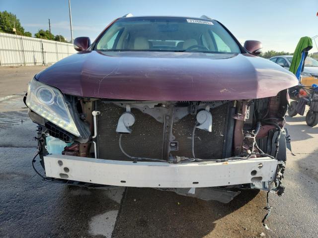 2T2BK1BA0EC247039 - 2014 LEXUS RX 350 BASE BURGUNDY photo 5
