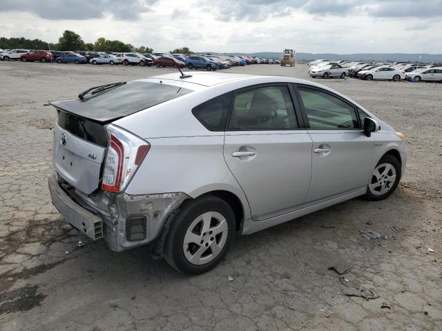 JTDKN3DU0D0353322 - 2013 TOYOTA PRIUS SILVER photo 3