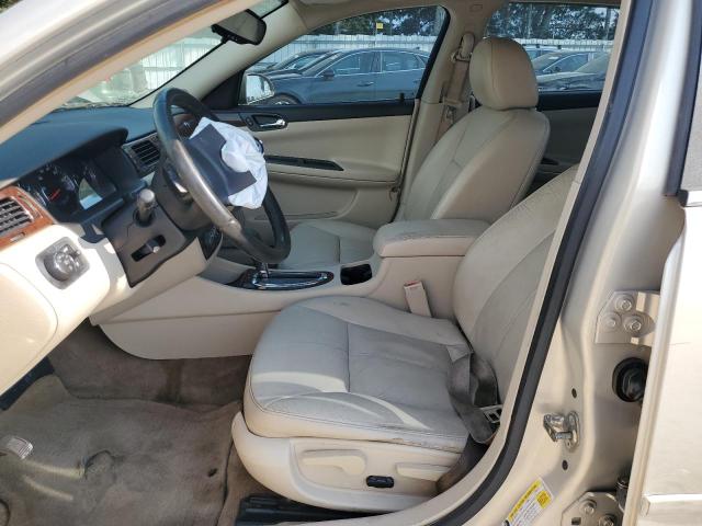 2G1WB5EK7A1200481 - 2010 CHEVROLET IMPALA LT ذهبي صورة 7