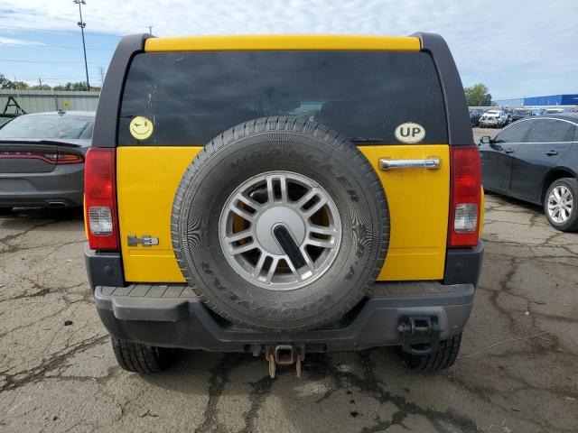 5GTDN136268149747 - 2006 HUMMER H3 YELLOW photo 6