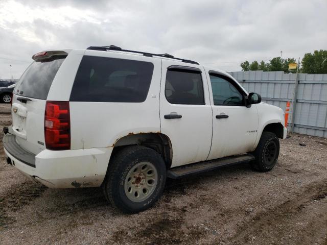 1GNFK13049R236981 - 2009 CHEVROLET TAHOE K1500 LS WHITE photo 3