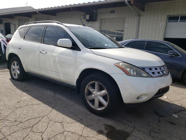 JN8AZ08W84W309094 - 2004 NISSAN MURANO SL WHITE photo 4