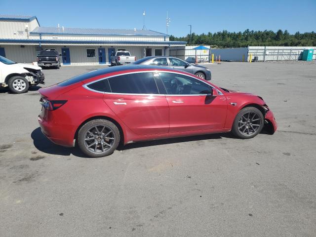 5YJ3E1EB0KF497134 - 2019 TESLA MODEL 3 Rojo foto 3