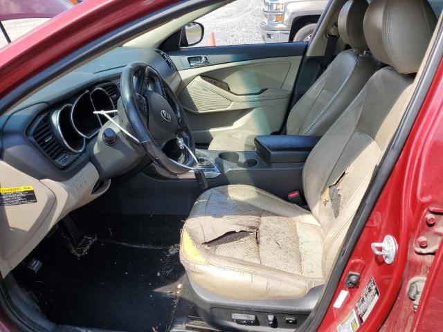 5XXGN4A79DG141480 - 2013 KIA OPTIMA EX RED photo 7