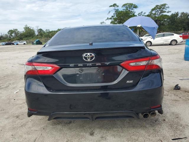 4T1B11HK8JU021556 - 2018 TOYOTA CAMRY L BLACK photo 6