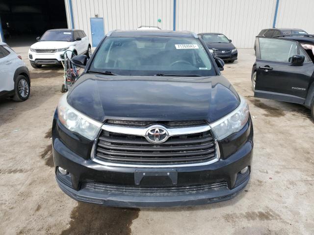 5TDJKRFHXGS266391 - 2016 TOYOTA HIGHLANDER XLE BLACK photo 5