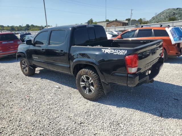 3TMCZ5AN4HM093138 - 2017 TOYOTA TACOMA DOUBLE CAB BLACK photo 2