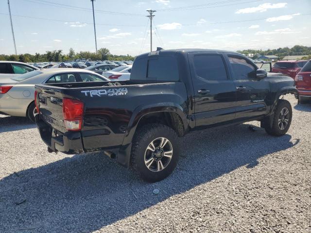 3TMCZ5AN4HM093138 - 2017 TOYOTA TACOMA DOUBLE CAB BLACK photo 3