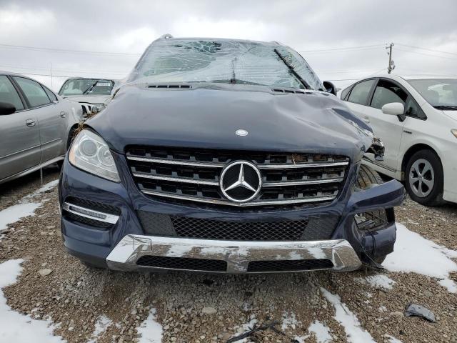 4JGDA0EB1FA509070 - 2015 MERCEDES-BENZ ML 250 BLUETEC BLUE photo 5