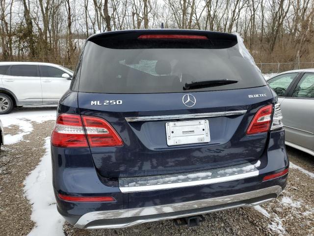 4JGDA0EB1FA509070 - 2015 MERCEDES-BENZ ML 250 BLUETEC BLUE photo 6