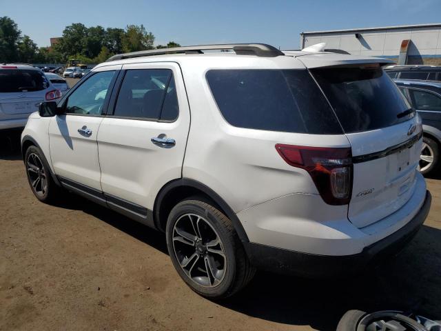 1FM5K8GT6EGB82098 - 2014 FORD EXPLORER SPORT Weiß Foto 2