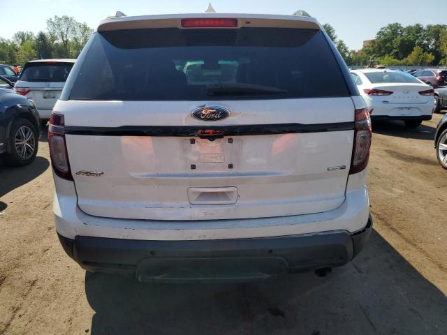 1FM5K8GT6EGB82098 - 2014 FORD EXPLORER SPORT Weiß Foto 6
