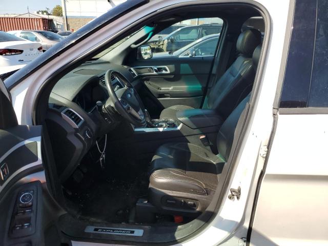 1FM5K8GT6EGB82098 - 2014 FORD EXPLORER SPORT Weiß Foto 7