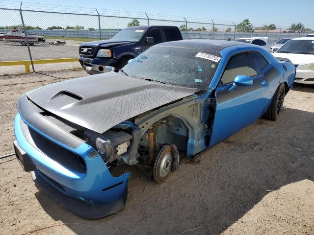 2C3CDZFJ7JH287490 - 2018 DODGE CHALLENGER R/T 392 BLUE photo 1