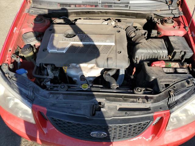 KNAFE161865266828 - 2006 KIA SPECTRA5 RED photo 11