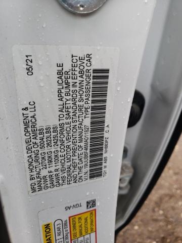 19UUB6F46MA011627 - 2021 ACURA TLX TECHNOLOGY WHITE photo 12