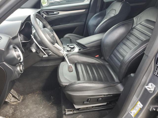 ZASFAKNN9J7B81364 - 2018 ALFA ROMEO STELVIO TI SPORT GRAY photo 7