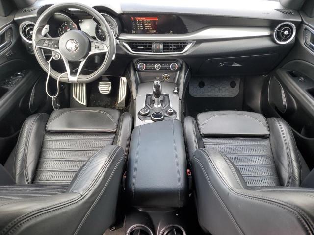 ZASFAKNN9J7B81364 - 2018 ALFA ROMEO STELVIO TI SPORT GRAY photo 8