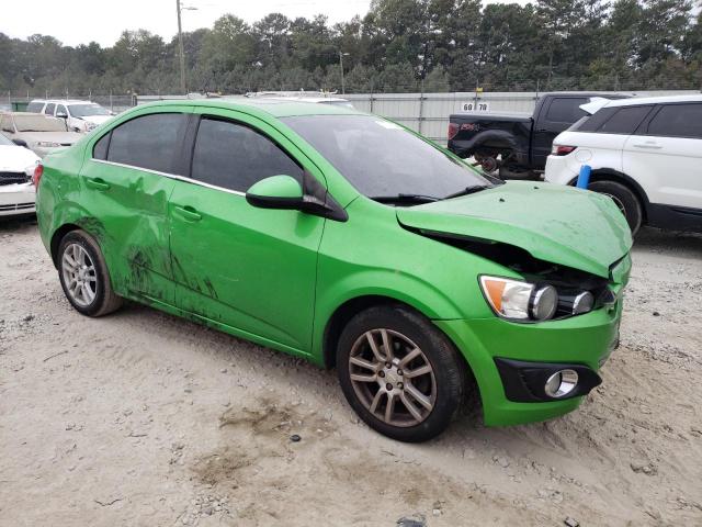 1G1JC5SH1F4104597 - 2015 CHEVROLET SONIC LT GREEN photo 4