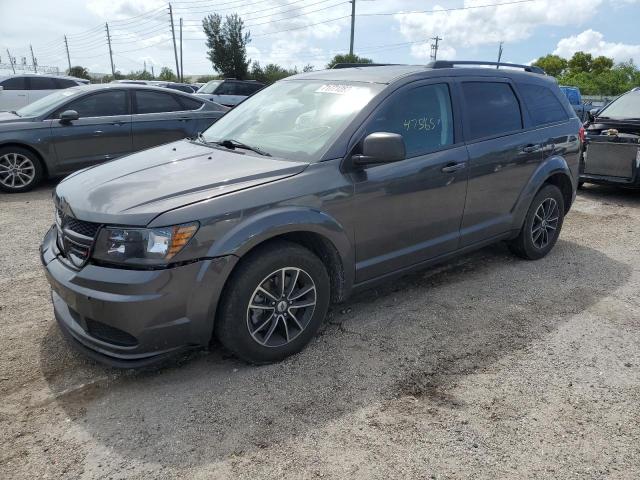 3C4PDCAB8JT446230 - 2018 DODGE JOURNEY SE GRAY photo 1