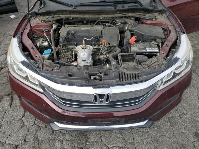 1HGCR2F57GA168368 - 2016 HONDA ACCORD SPORT Бордовый фото 11