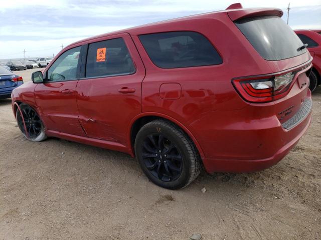 1C4RDJDG4KC821001 - 2019 DODGE DURANGO GT RED photo 2