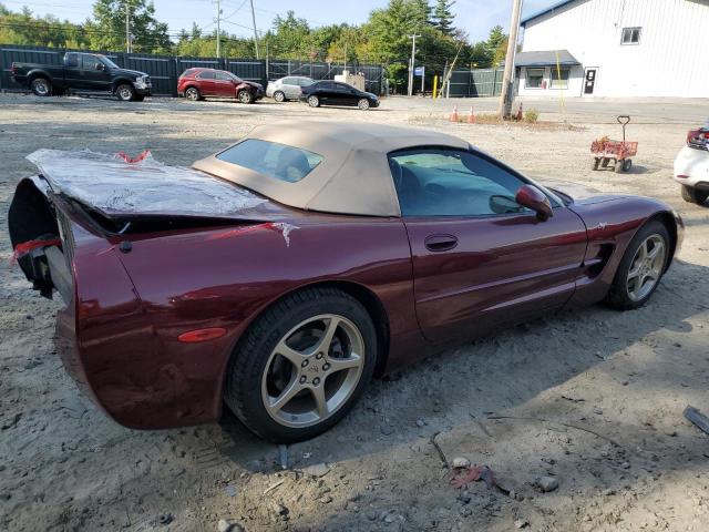 1G1YY32G035105922 - 2003 CHEVROLET CORVETTE BURGUNDY photo 3