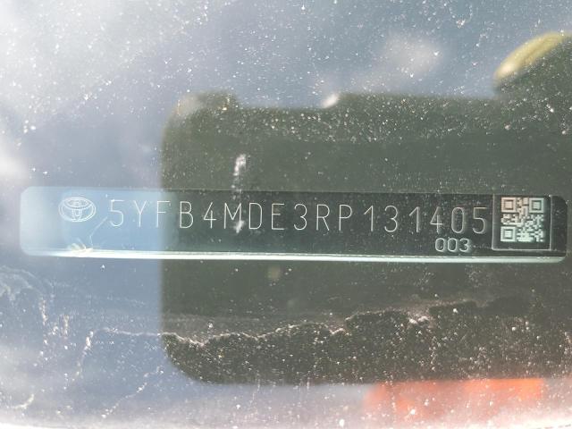 5YFB4MDE3RP131405 - 2024 TOYOTA COROLLA LE Silber Foto 12