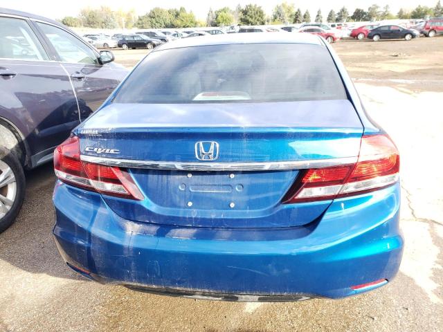 19XFB2F88FE067863 - 2015 HONDA CIVIC EX BLUE photo 6