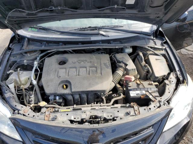 5YFBU4EE1CP053857 - 2012 TOYOTA COROLLA BASE BLACK photo 11