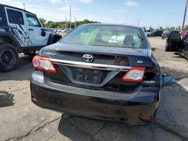 5YFBU4EE1CP053857 - 2012 TOYOTA COROLLA BASE BLACK photo 6