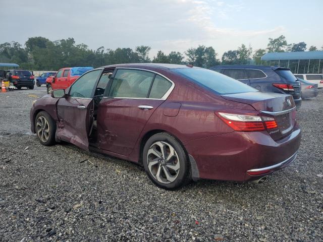 1HGCR3F83HA030652 - 2017 HONDA ACCORD EXL 勃艮第红 照片 2