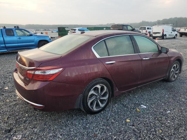 1HGCR3F83HA030652 - 2017 HONDA ACCORD EXL 勃艮第红 照片 3