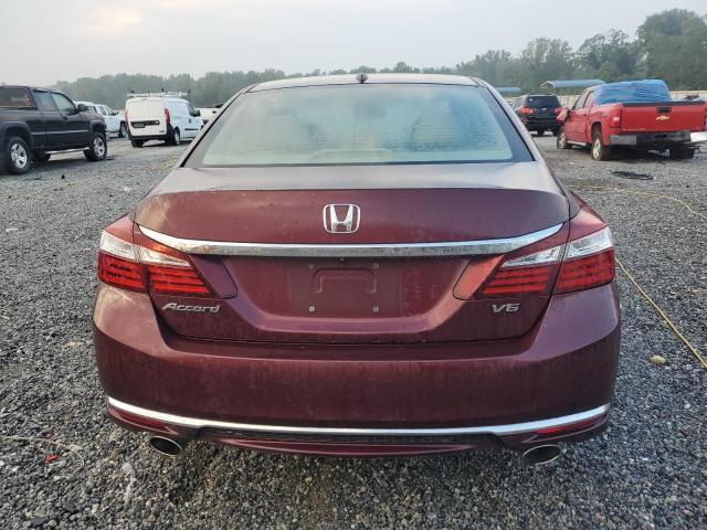 1HGCR3F83HA030652 - 2017 HONDA ACCORD EXL 勃艮第红 照片 6