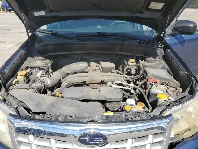 JF2SHAAC3BH701332 - 2011 SUBARU FORESTER 2.5X BLUE photo 12