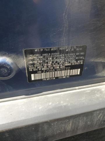 JF2SHAAC3BH701332 - 2011 SUBARU FORESTER 2.5X BLUE photo 13