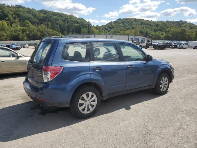 JF2SHAAC3BH701332 - 2011 SUBARU FORESTER 2.5X BLUE photo 3