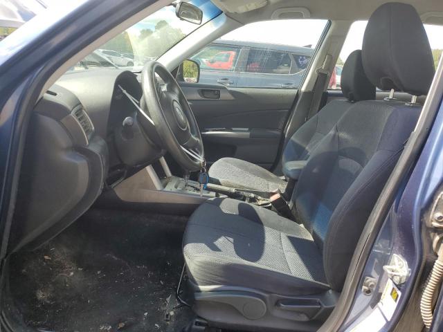 JF2SHAAC3BH701332 - 2011 SUBARU FORESTER 2.5X BLUE photo 7