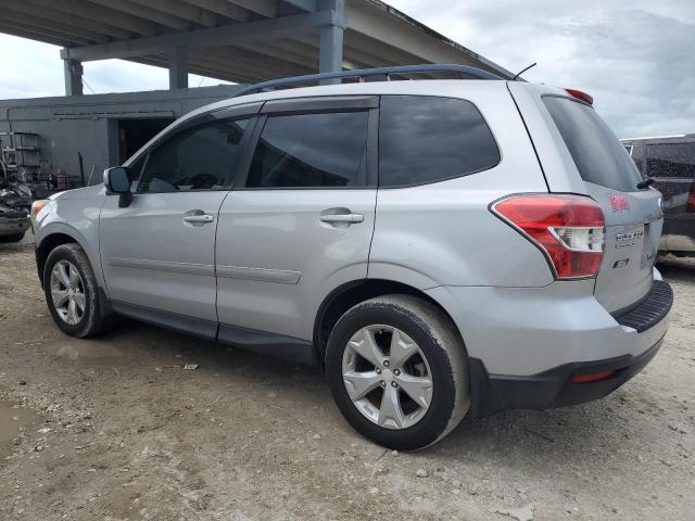 JF2SJADCXFH542900 - 2015 SUBARU FORESTER 2.5I PREMIUM SILVER photo 2