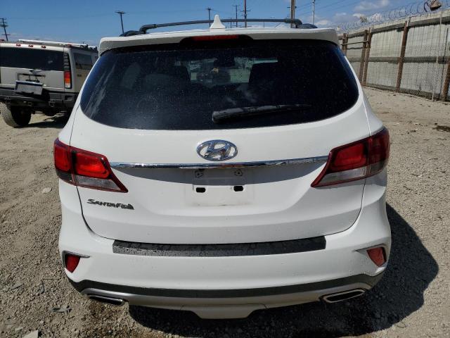 KM8SN4HF0HU190649 - 2017 HYUNDAI SANTA FE SE WHITE photo 6