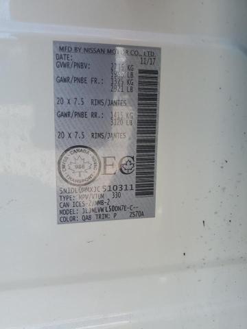 5N1DL0MMXJC510311 - 2018 INFINITI QX60 WHITE photo 14