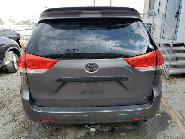 5TDKK3DC9BS122123 - 2011 TOYOTA SIENNA LE GRAY photo 6