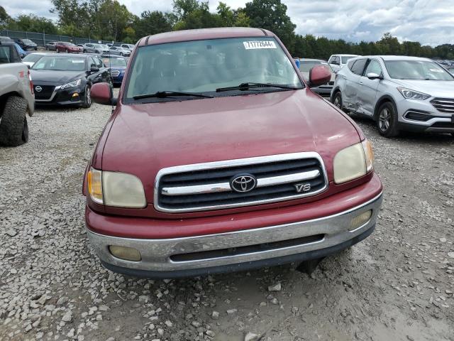 5TBBT4812YS106570 - 2000 TOYOTA TUNDRA ACCESS CAB LIMITED RED photo 5