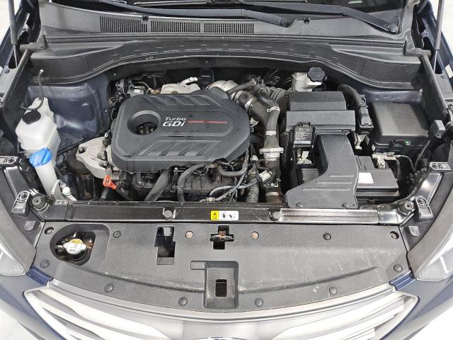 5XYZWDLA4JG546894 - 2018 HYUNDAI SANTA FE S BLUE photo 12