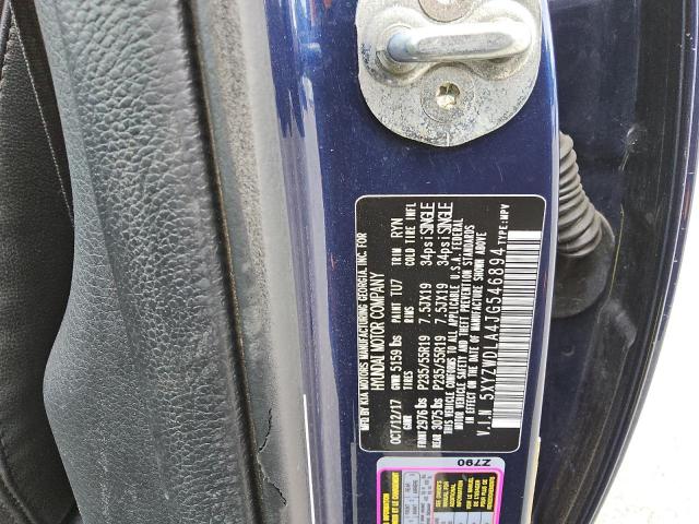 5XYZWDLA4JG546894 - 2018 HYUNDAI SANTA FE S BLUE photo 13