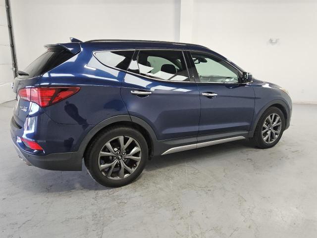 5XYZWDLA4JG546894 - 2018 HYUNDAI SANTA FE S BLUE photo 3