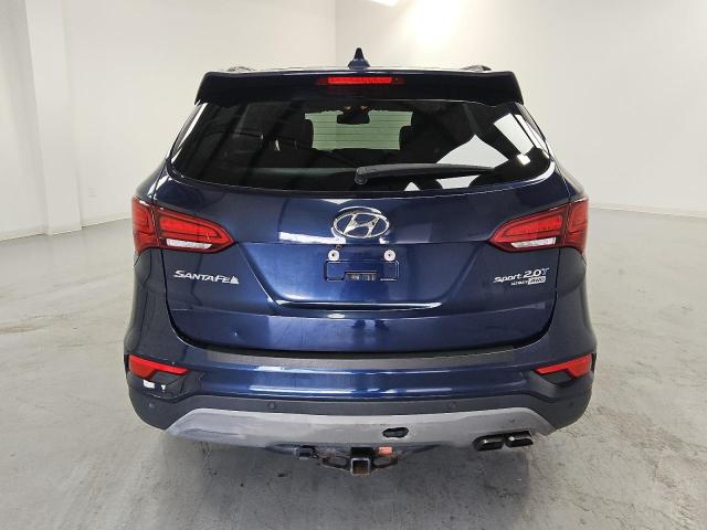 5XYZWDLA4JG546894 - 2018 HYUNDAI SANTA FE S BLUE photo 6