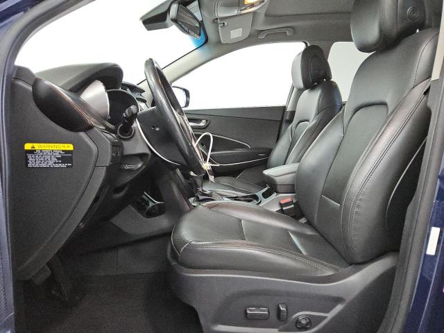 5XYZWDLA4JG546894 - 2018 HYUNDAI SANTA FE S BLUE photo 7