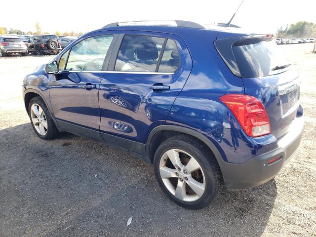 3GNCJSSB3DL114630 - 2013 CHEVROLET TRAX LTZ BLUE photo 2