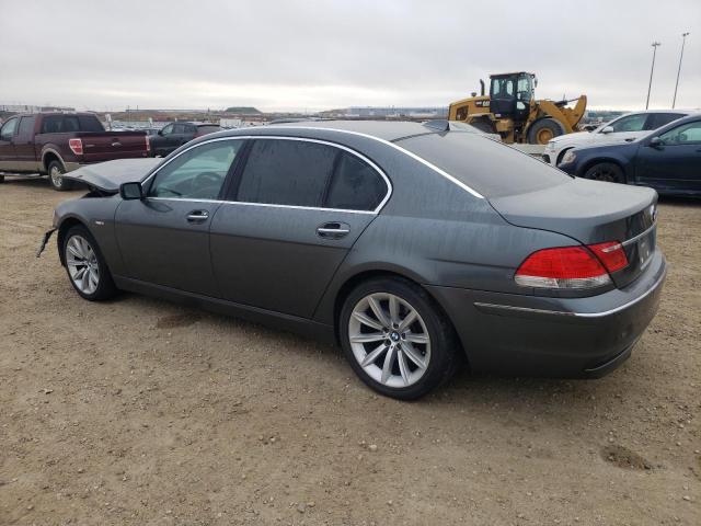 WBAHN83557DT72136 - 2007 BMW 750 GRAY photo 2